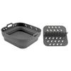 Foldable Silicone Air Fryer Trays Reusable Pot Oven Liner  Air Fryer Accessories