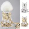 Dog Harness Combo Escape Proof Easy Control Accessory Princess Style Dog Harness Leash With Dress For Outdoor