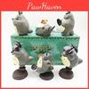 Adorable Japanese Anime Cat Figurine Collection Blind Box Toy Model Set Of Six Unique Poses