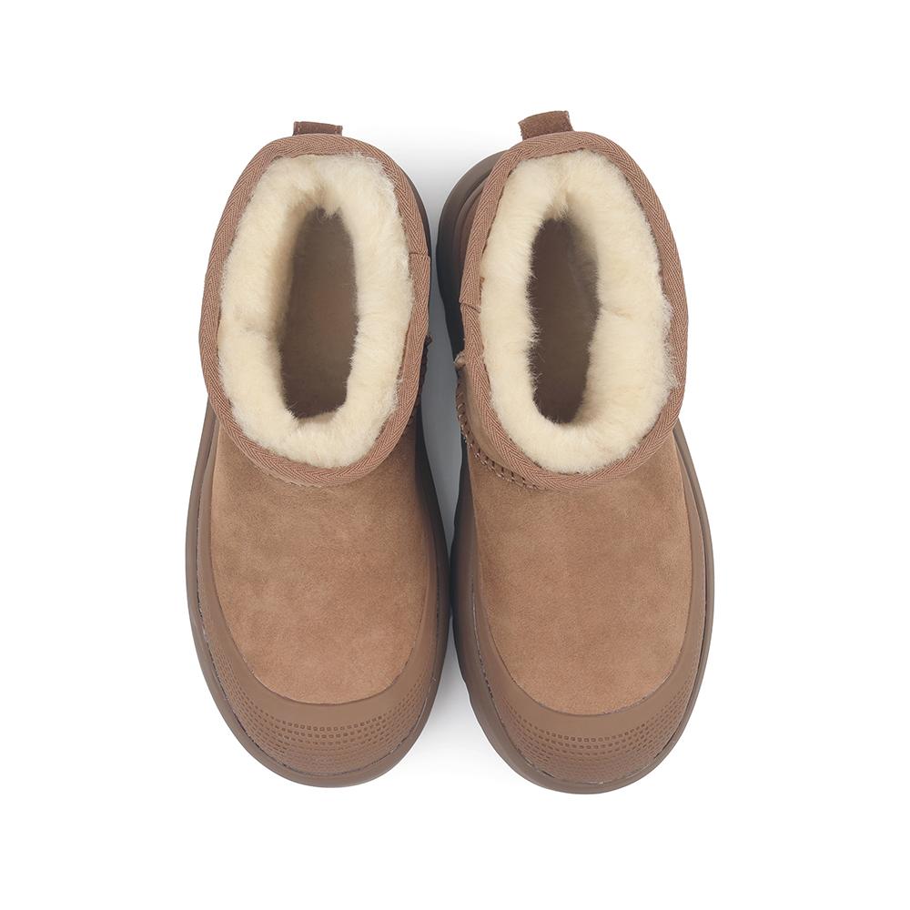 Oz Ugg Wear Adult Classic Plus Mini Boots Brown