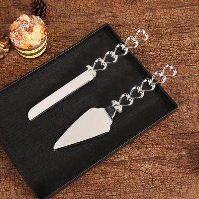 2Pcs Nordic Pie Cake Knife Zinc Alloy Toast Bread Spatula Wedding Dessert Bakeware Party Pizza Fondant Divider Home