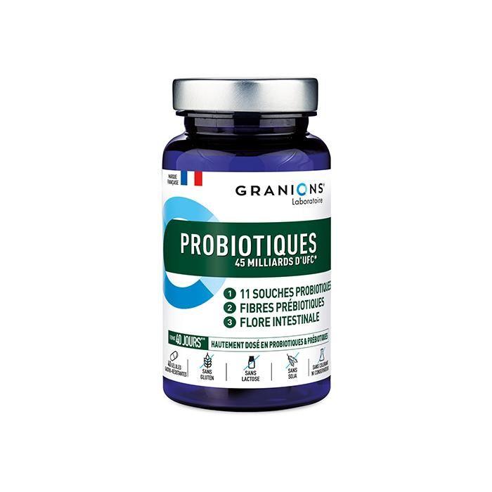 Granions Probiotiques Equilibre De La Flore Intestinale 40 Gélules