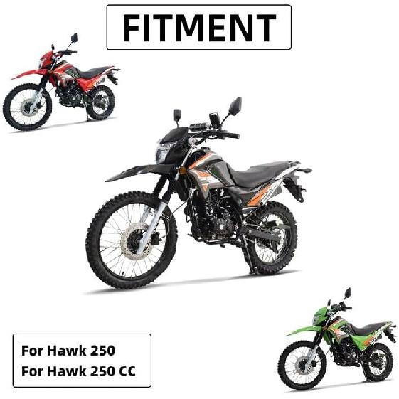 Chain Guide for Hawk 250,CNC Motorcycle Rear Chain Guard Protector for Hawk250/Hawk 250cc - Black