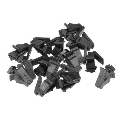 VekAuto Nissan Compatible Front Grille Bumper Cover Clips for Arteima 2002-2004 - 15 Pack Durable Plastic Black Retainer Fasteners