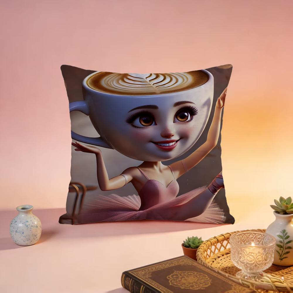 

Fashion IItalian Brainroting Cushion Cover Premium SkinFriendly Pillow Case MultiPurpose for Home Office Travel 30X30cm