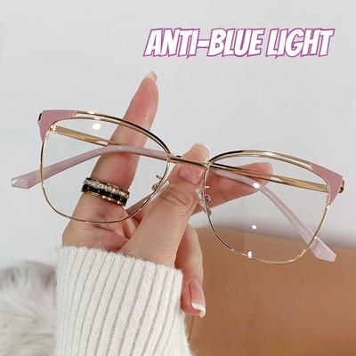 New Fashion Ultra-light Anti-blue Light Glasses for Men and Women Retro Premium Sense Optical Glasses Fashion Flat Glasses