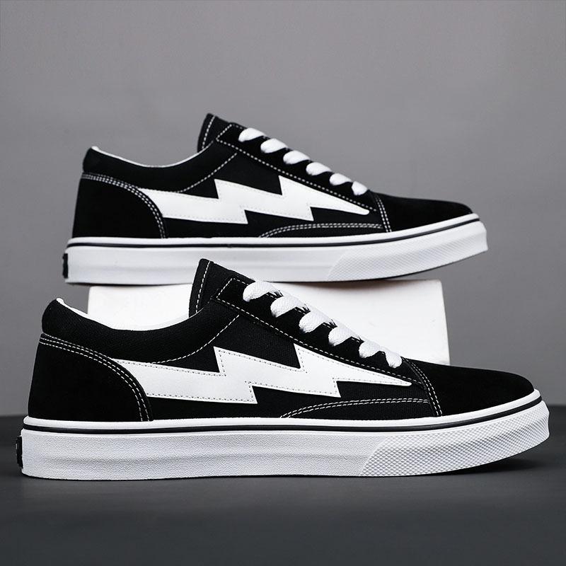 Autumn new canvas shoes student sports and leisure shoes low-top lightning board shoes