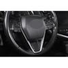 Carbon Fiber Steering Wheel Decor Frame Trim 3PCS For Toyota Camry 2018-