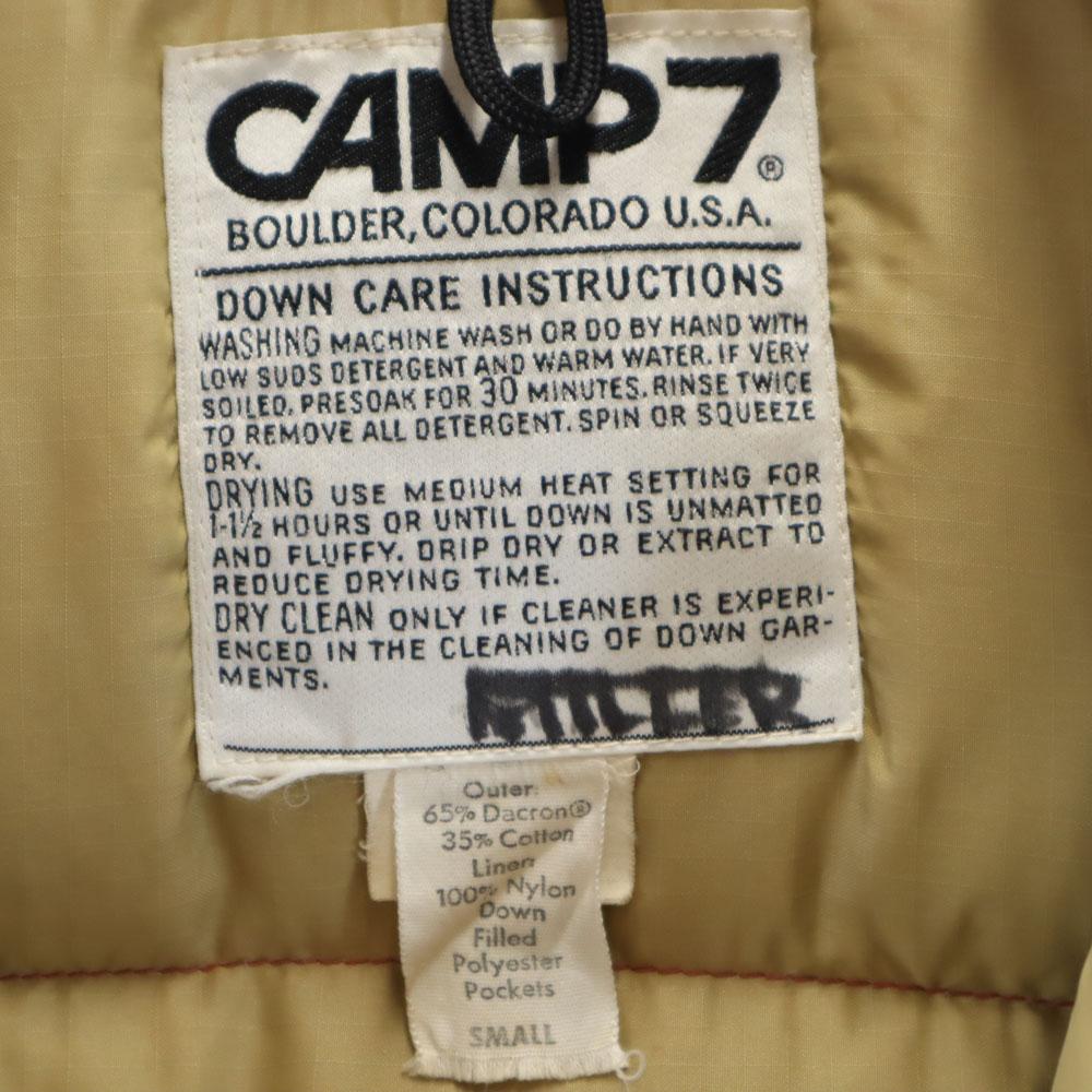 CAMP7 80s Vintage Decathlon Down Jacket S Orange Series Men's Used