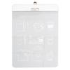 Acrylic Clipboard Transparent Document File Organizer  Clipboard for  Paper Students Drawing