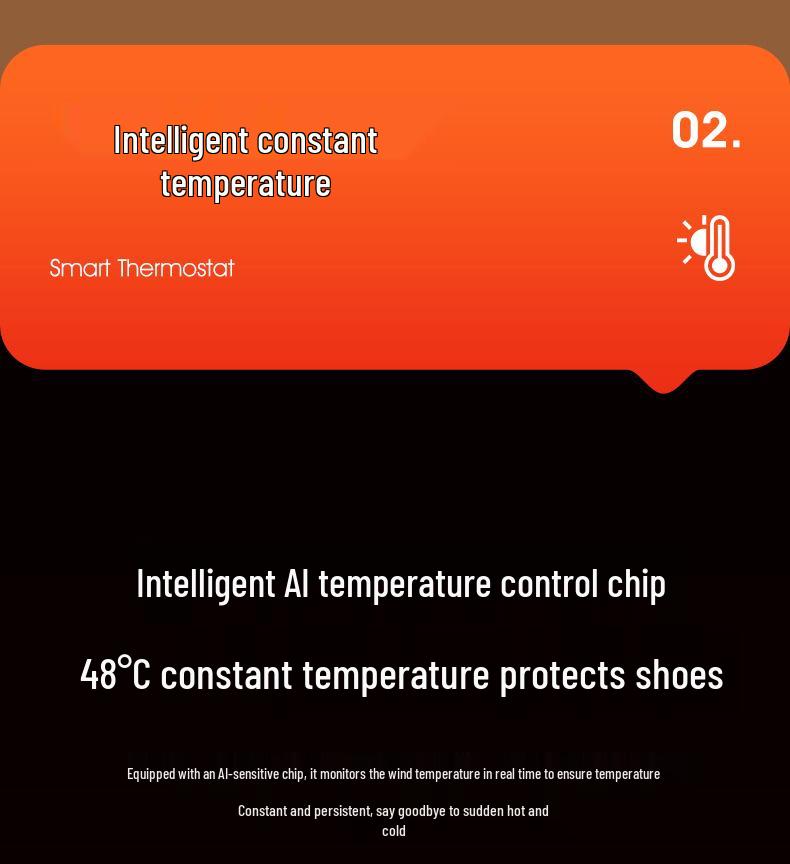 Shoe Dryer with Timer, Deodorization, Sterilization, Aromatherapy, and Warm Socks Feature