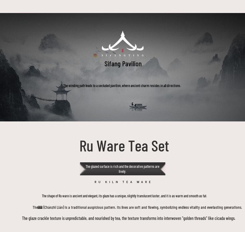 Ru Ware Blue & White Ceramic Tea Caddy: Moisture-Proof Chinese Style Sealed Storage for High-Grade Green, White, and Pu'er Tea.