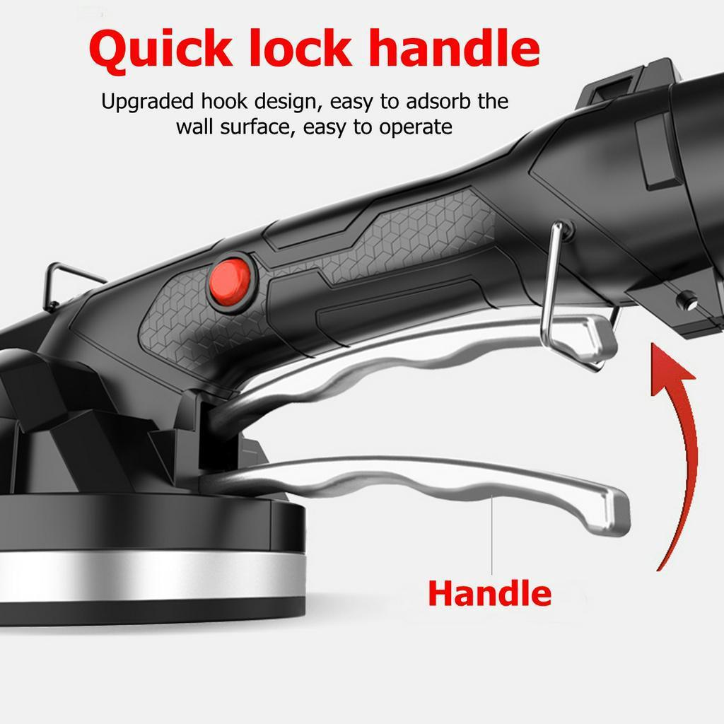 600W 3000mAh Tile Tile Machine Adjustable Can Suck 100kg Floor Installation Tool Tile Suction Floor Wall +2 Battery + Bag