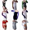 High Gloss Faux Leather Extra Long Gloves Various Shades For Style And Costume Play