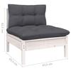 VidaXL Bois de Pin Massif Salon de Jardin 13 pcs avec Coussins Mobilier de Patio Meubles d'Extérieur Mobilier de Jardin 3097278