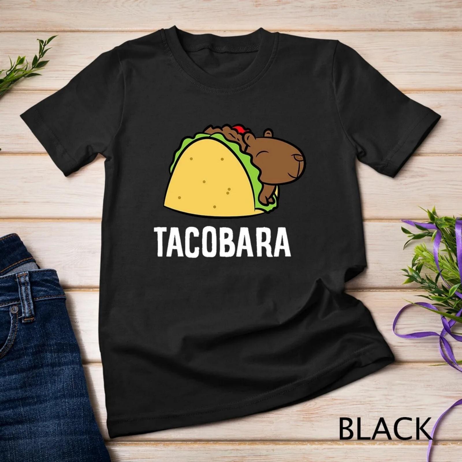 Capybara Kids Tacobara Funny Tacos T Shirt S
