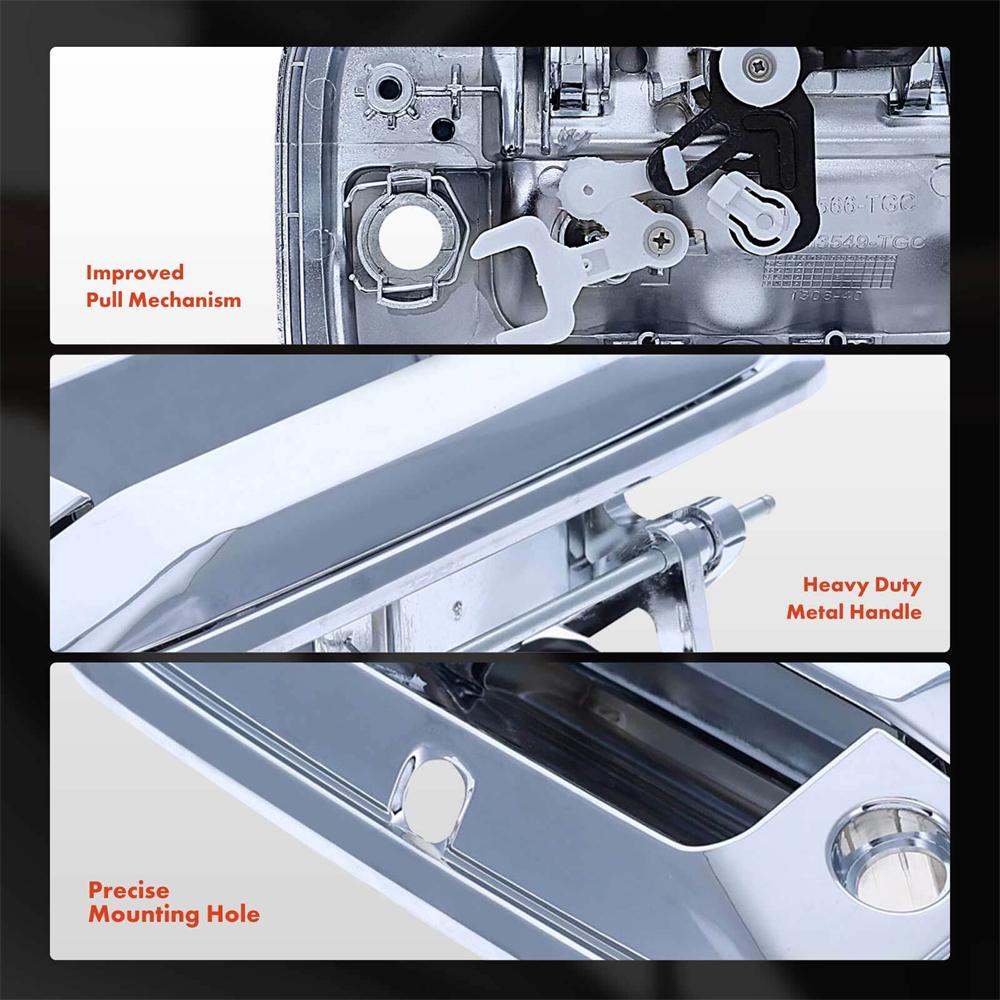 Upgraded Metal Tailgate Handle for Chevy Silverado 1500 2014 2015 GMC