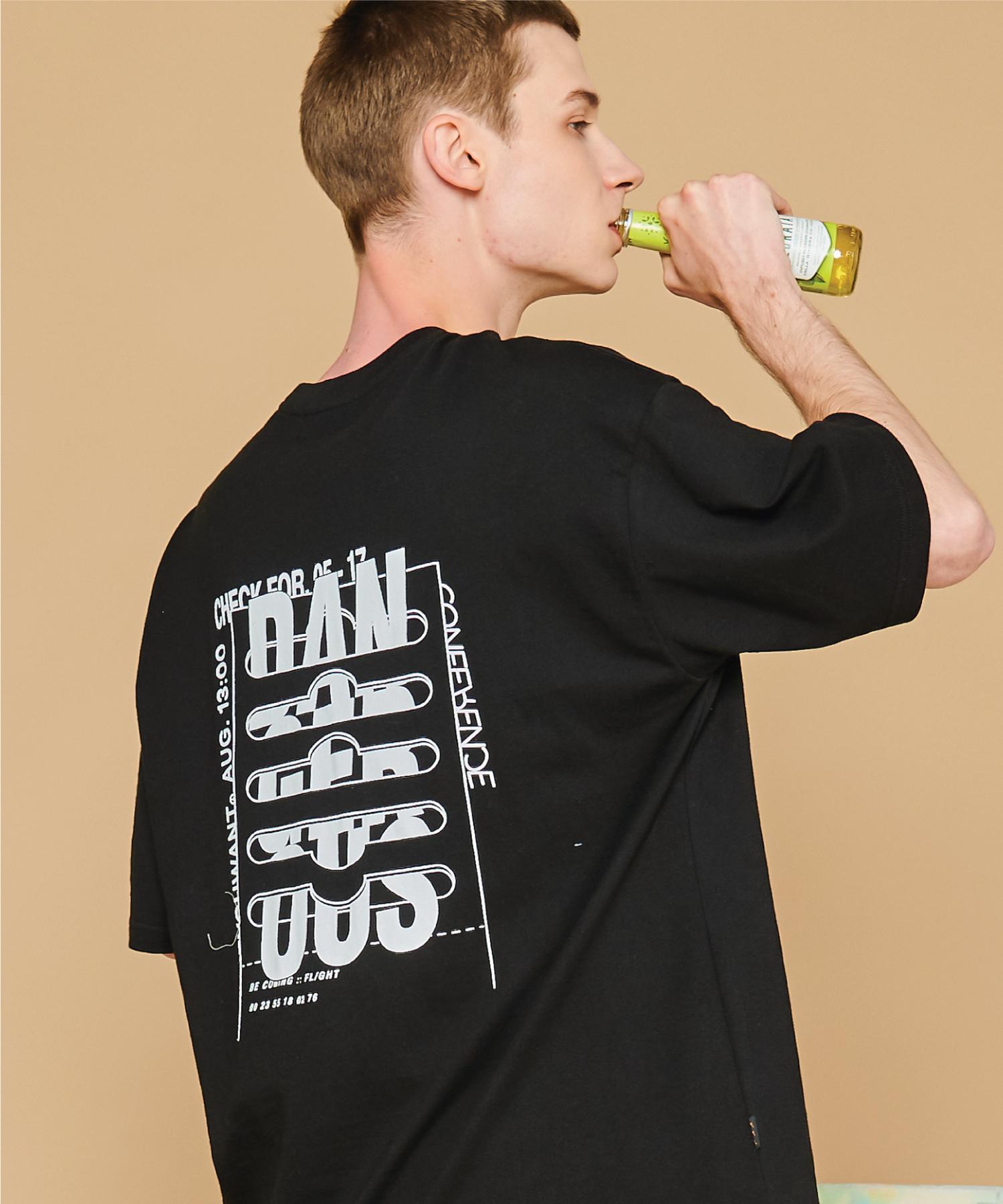 If You Want Dangerous Graphics T-Shirt Black Black/M