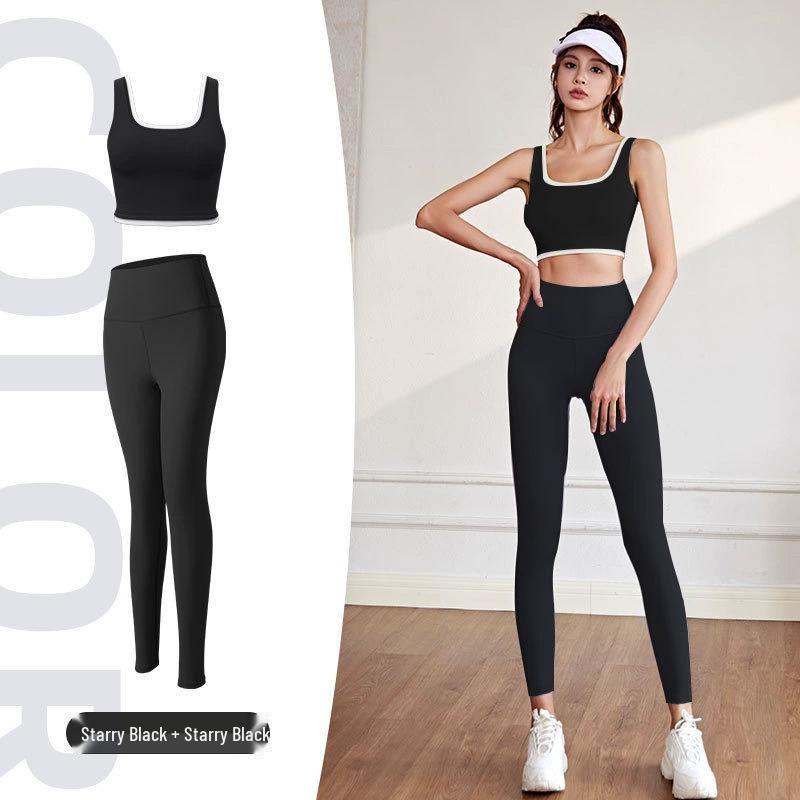 

2025 Высокоэластичный спортивный комплект: Поддерживающий, Ударопрочный, Дизайн U-образной спинки для Улучшенного Движения XL