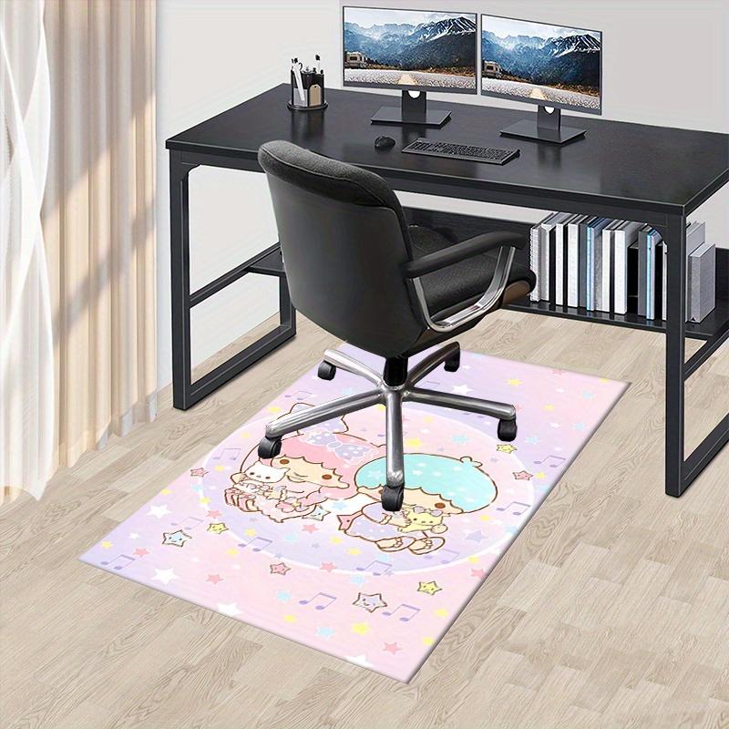 

Office Rug Little Twin Stars, Sanrio Characters Anti-Slip Rug, Machine Washable for Living Room, Bedroom, Office, Multiple Sizes, Bedroom Mat, Decorat 60cm by 90cm