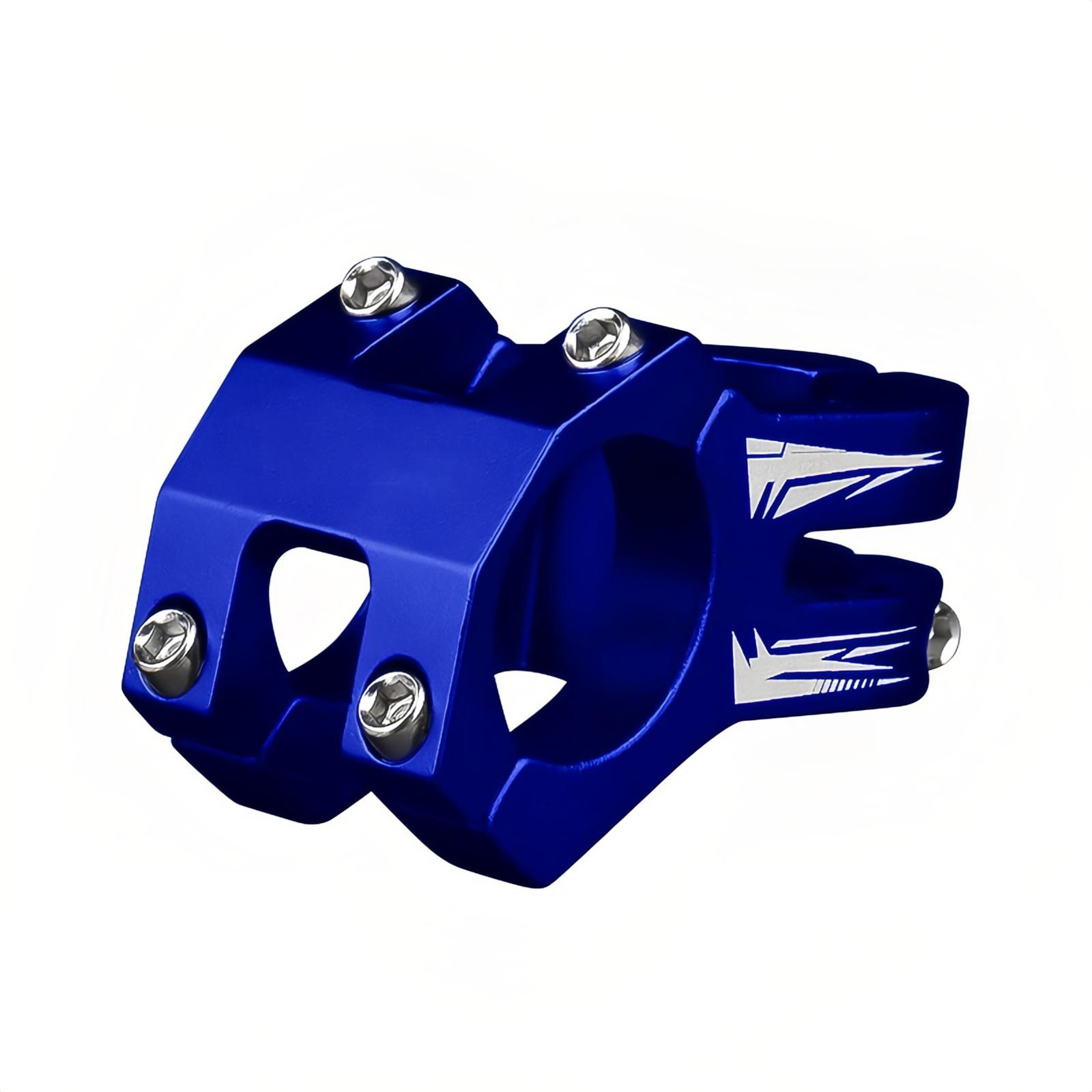 

31.8 Stem 45mm Bike Stem Wake Mountain Bike Stem Short Handlebar Stem for Most , Road Bike, , BMX, Fixie Gear, Cycling (Aluminum Alloy, Black Blue One Size