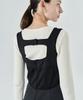 Pilot Backsnap Apron Dress (Black)