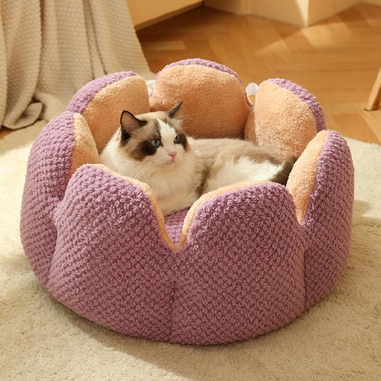 Deep Sleeping Warm in Winter Cat Bed Basket Small Dog House Windproof Pets Nest