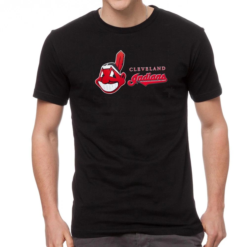 Cleveland Indians Logo Black Kids Tshirt 592 Kidshandmade S