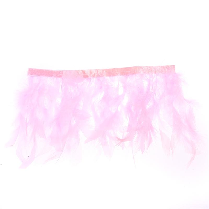 Přírodní pštrosí manžeta z peří Dámské peříčkové manžety na zápěstí Elegantní peříčkový náramek na patentku Nehtové foto manžety Manžety košile s peřím