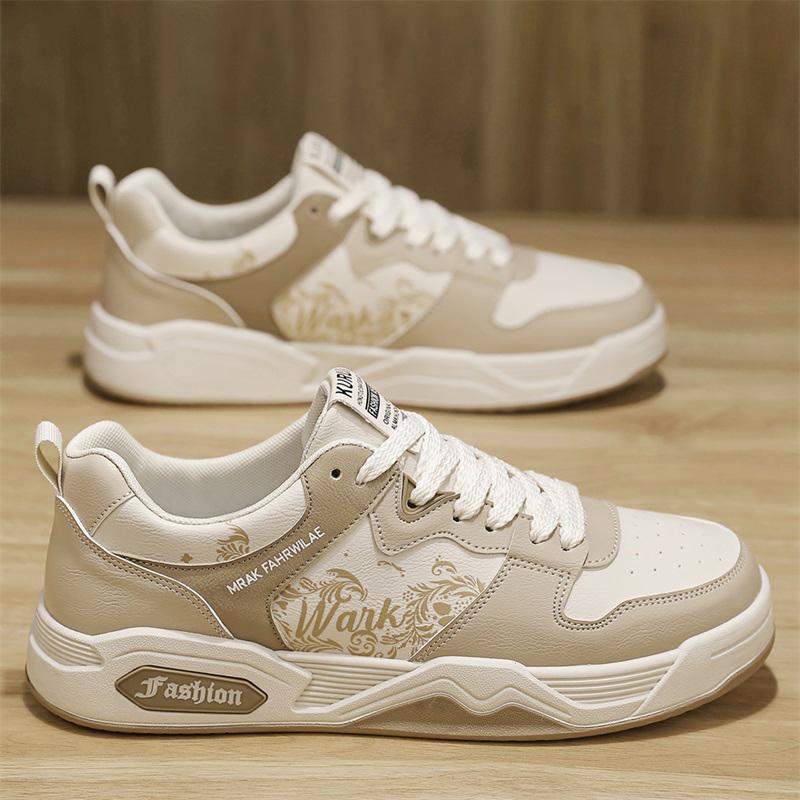 

Winter leather color matching low-top board shoes college style youth daily sports shoes fashion new breathable men s shoes 44