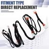 Android Navigation Power Cable Set: 16-pin Adapter, ABS Material, As Shown, with C