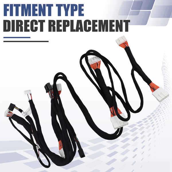Android Navigation Power Cable Set: 16-pin Adapter, ABS Material, As Shown, with C