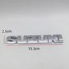 1 Stück ABS Silber/Schwarz für Suzuki Auto Buchstaben Heckklappe Aufkleber Emblem Abzeichen Kotflügel Seitenaufkleber Aufkleber Styling Zubehör