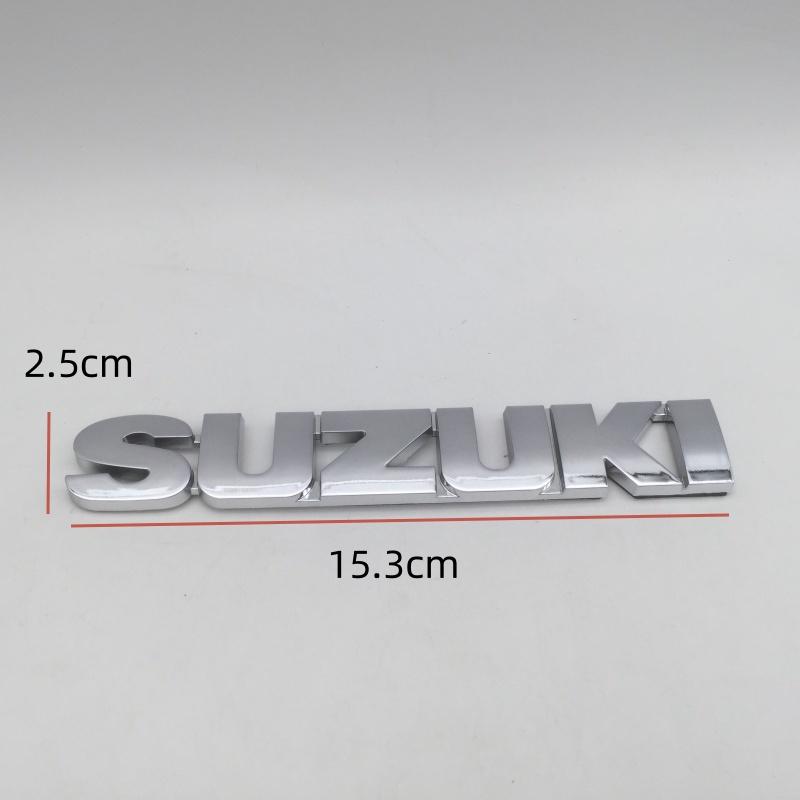 

1pcs ABS for Suzuki car Letter Rear trunk Decals Emblem badge Fender side sticker Decal styling Accessories