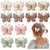 12pcs Boho Butterfly Hair Clips for Girls - Cute & Simple All-Season Fashion Accessories