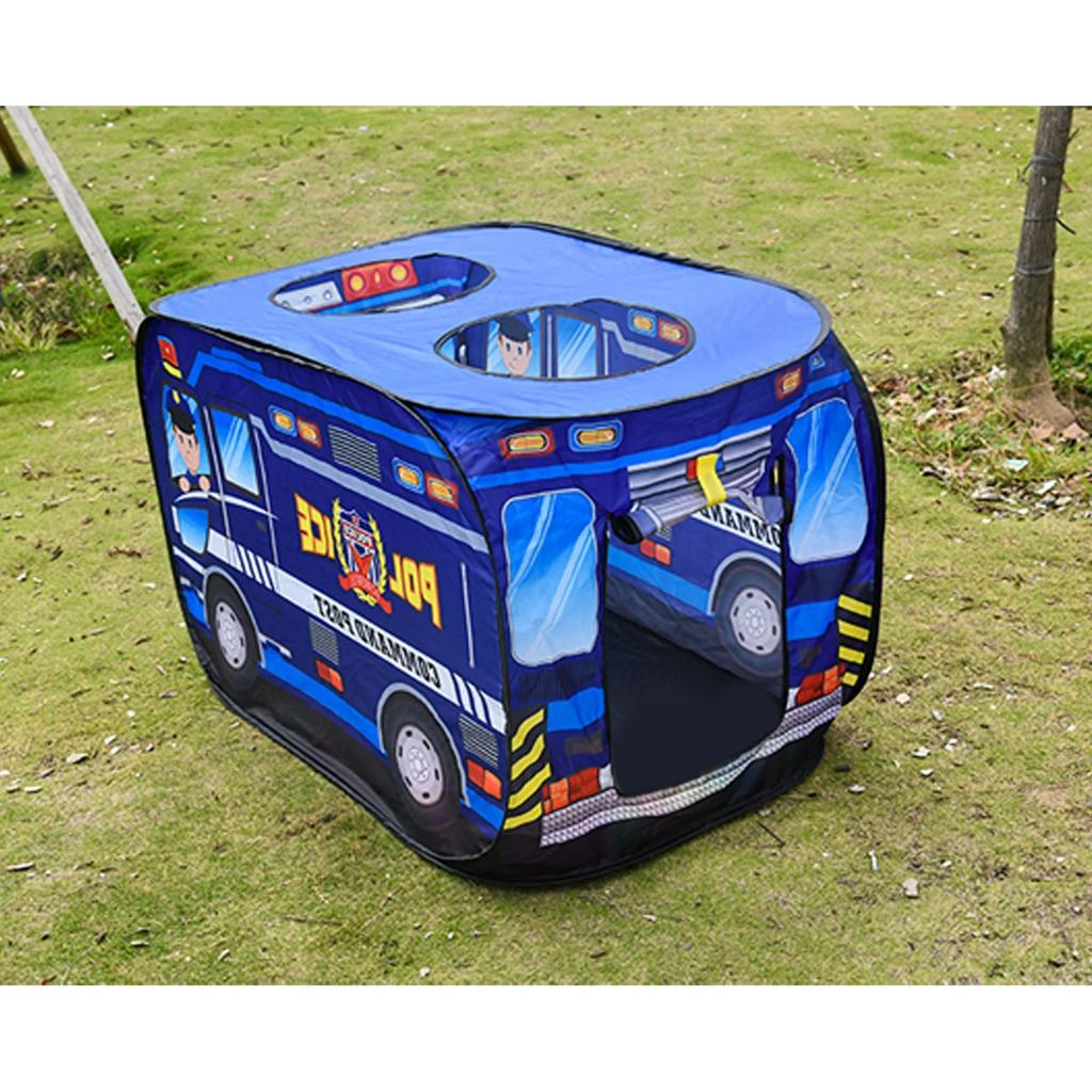 Children'S Indoor Car Tent Toys Princess Boy Baby Game House Folding Game House Police Car Styling