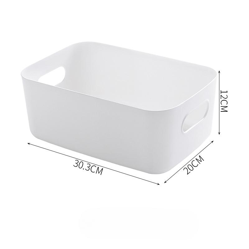 Storage Box Desktop Cosmetics Storage Clutter Organizer Storage Basket Plastic Snacks Household Kitchen Storage Box