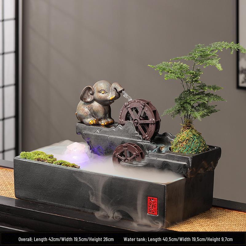 Feng Shui Flowing Water Ball Fountain for Living Room or Desktop Decor