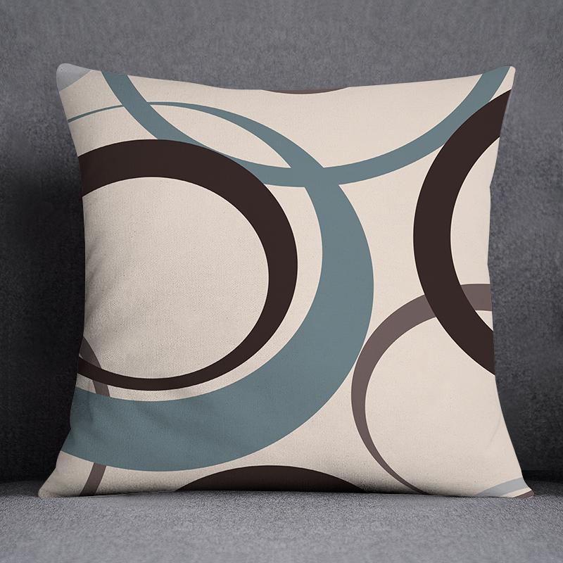 45x45cm Nordic simple floral geometric pattern decoration Pillowcase Living room Sofa Chair Car Bed cushion cover Home decor
