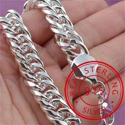 Fine Noble   Copper Solid Chain Bracelet For Women Men Charm Party Gift Wedding Party Fashion Jewelry
