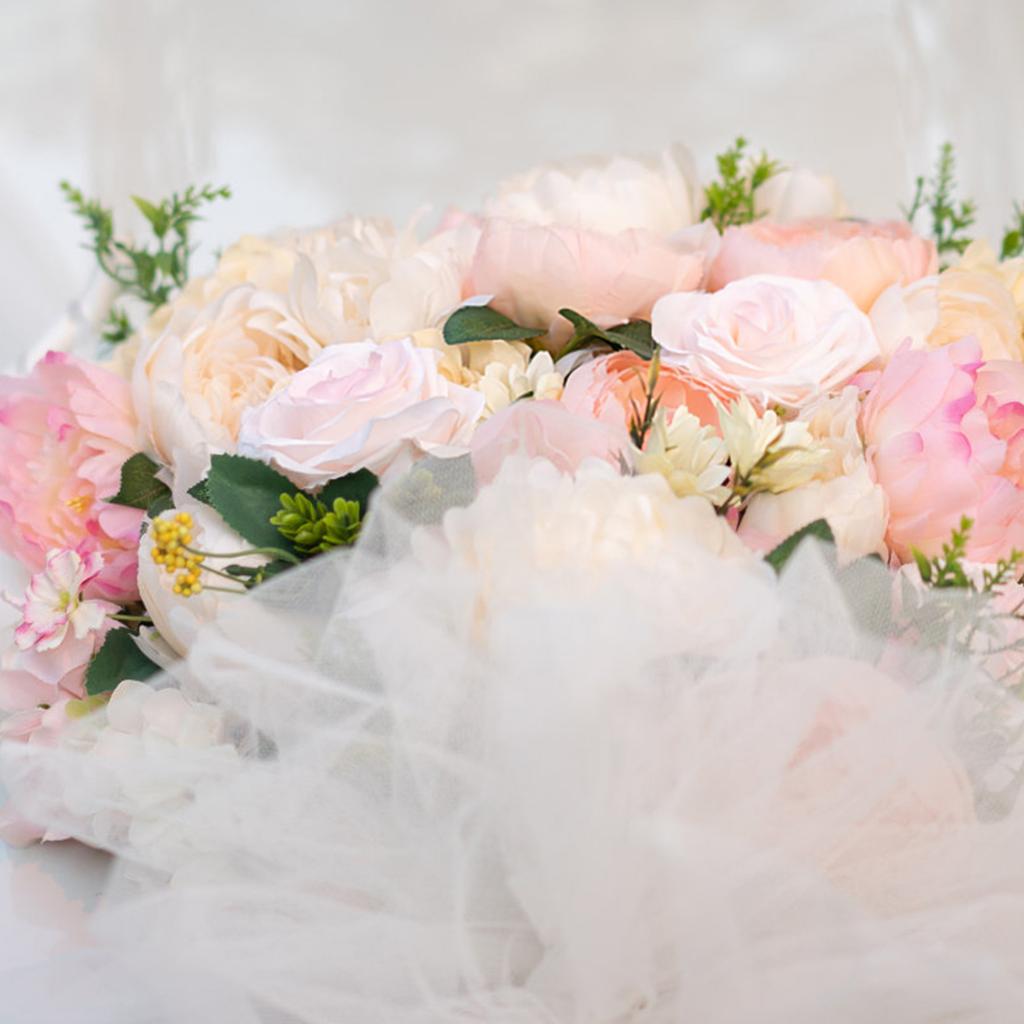 Roll of 22M*15CM Banquet Wedding DIY Tulle Craft Tutu Decoration (White) Fabric