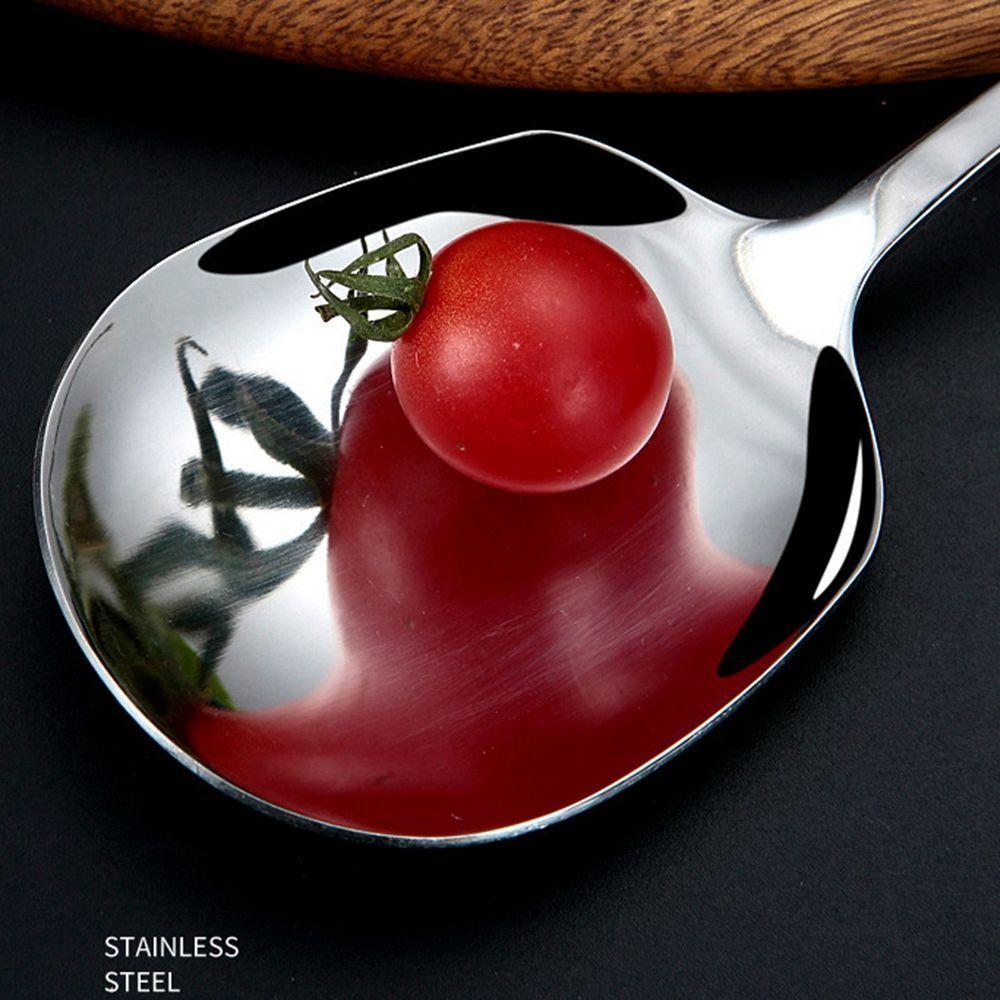 Kitchen Supplies Rice Distributing Soup Spoon Public Spoon Tableware Buffet Serving Spoon
