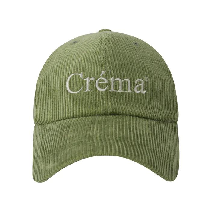 CRÉMA Corduroy Logo Ball Cap (Matcha Green)