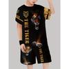 Boys Fashion 3D Printed Casual Pullover Short Sleeve Shorts  Sweatshirt T-Shirt Shorts Perfect  Outdoor