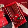 Women's Day Gift: Wooden Comb Gift Box for Girlfriend, Wife, or Employee - Perfect for Birthdays and Engagements.
