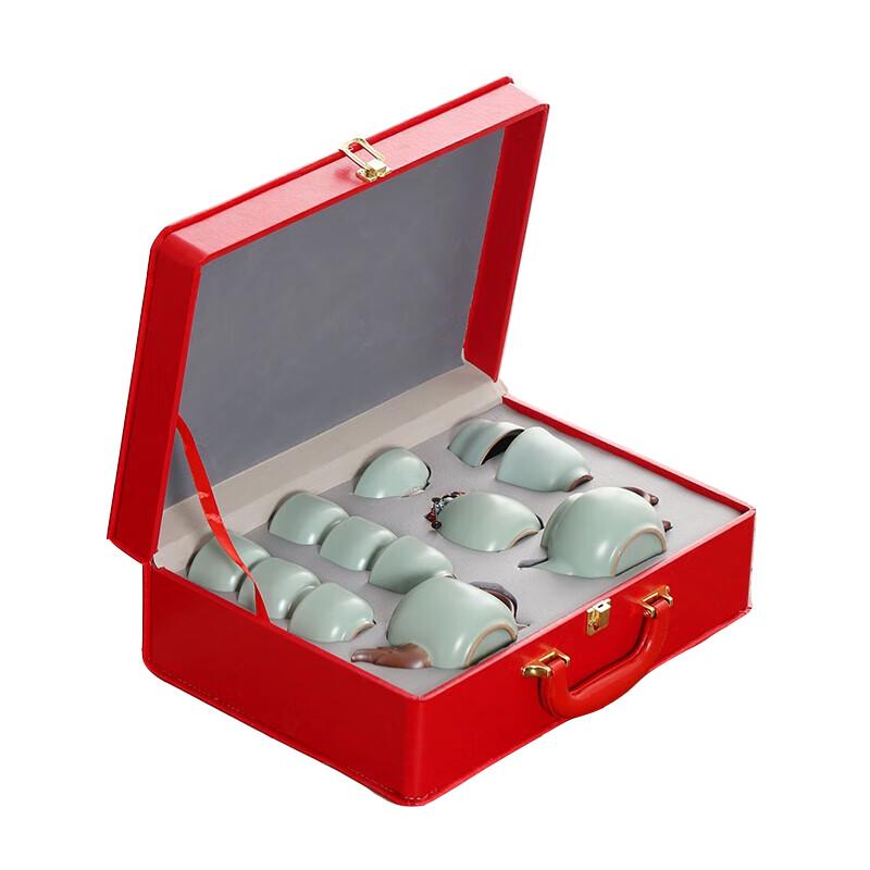 Bafangli Dragon Series 12-Piece Celadon Green Tea Set
