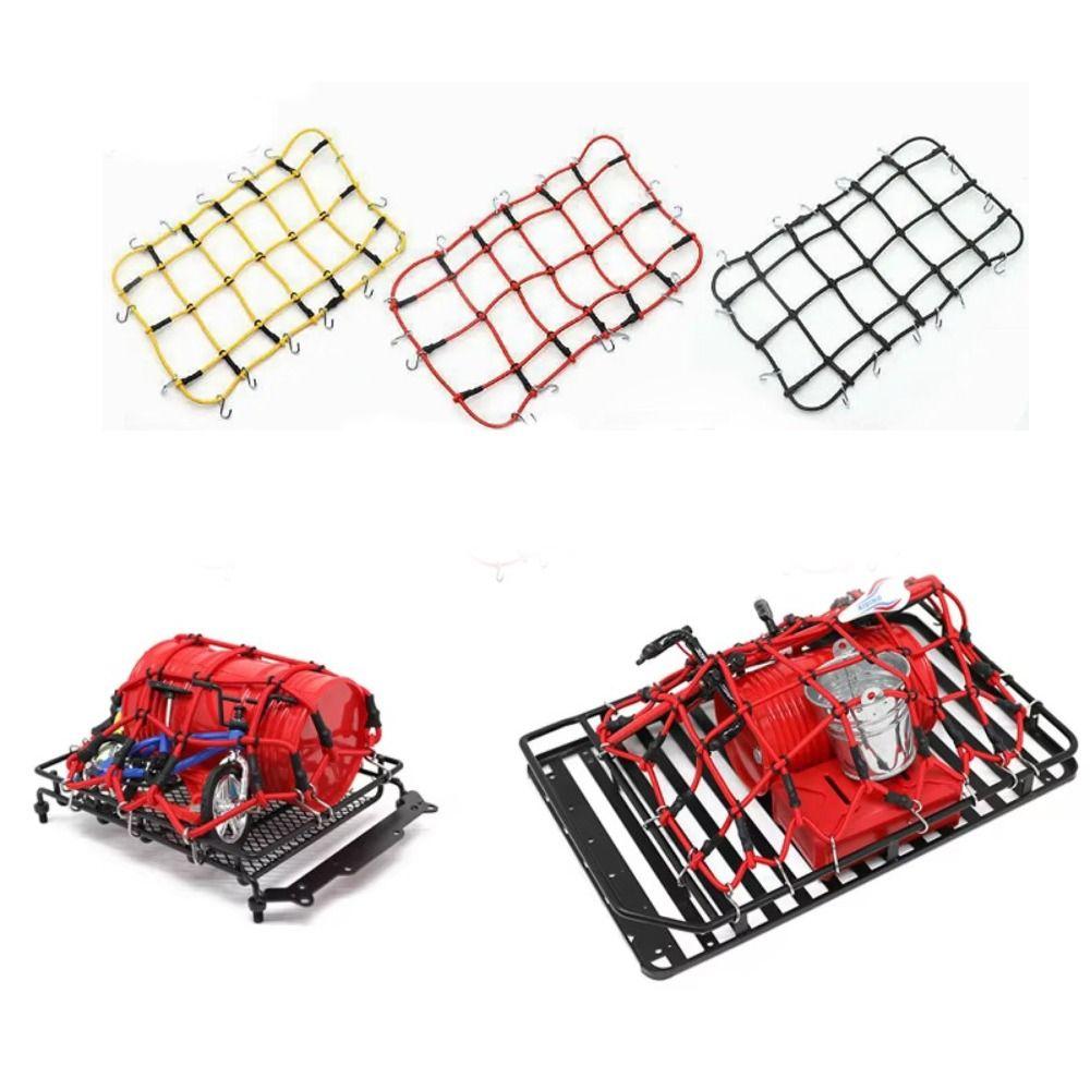 3 Colors RC Car Accessories Nylon Roof Rack Luggage Net New Luggage Net for 1/10 RC Crawler