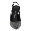 Salvatore Ferragamo Jessie Crystal Embellished Slingback Pumps Black