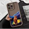 Vintage Oil Painting Cat Phone Case For iPhone Apple 17 AIR 16 16E 11 12 13 14 15 XR Plus Pro Max DIY Case TPU Shockproof Cover
