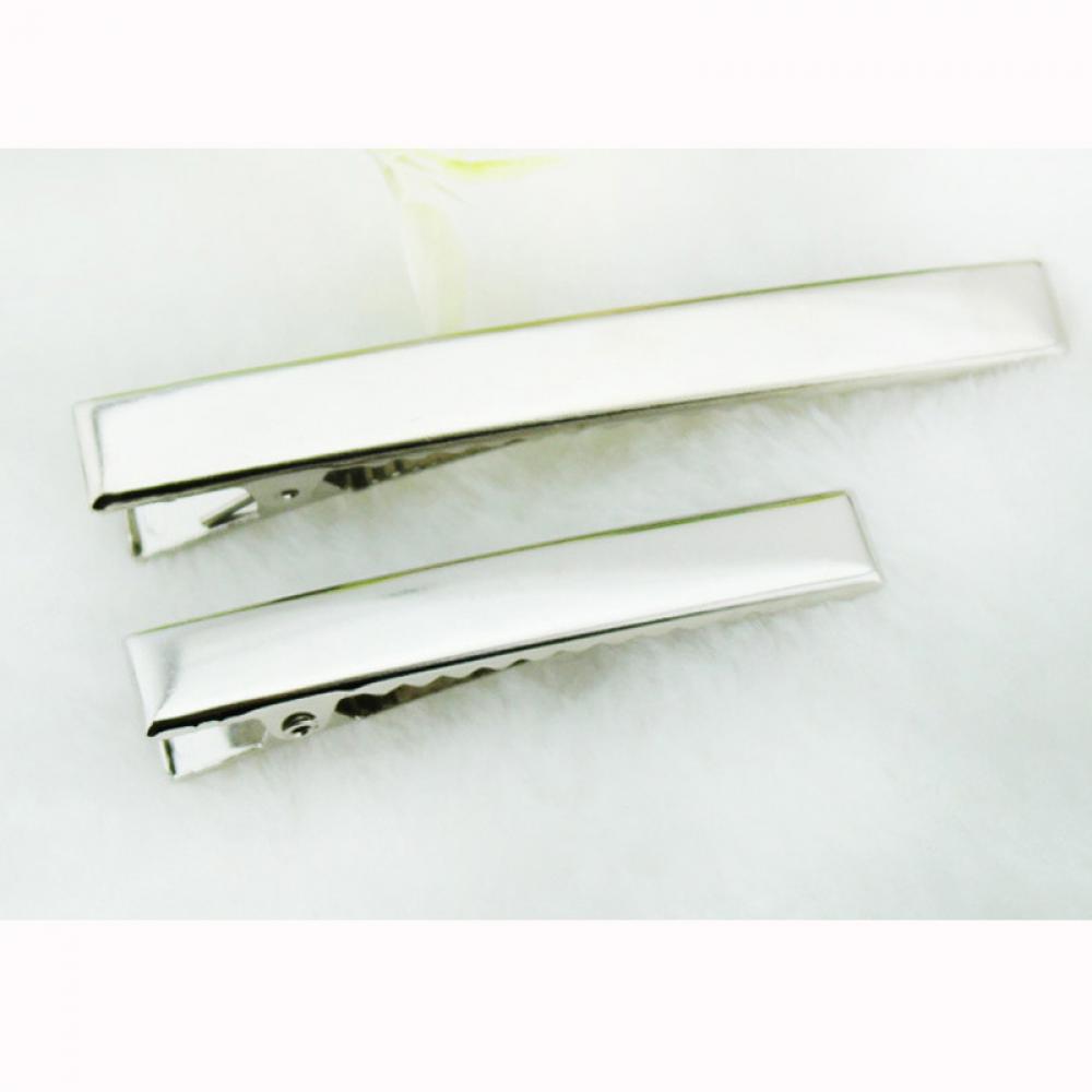 Lot de 10 pinces à cheveux plates en métal, très tendance